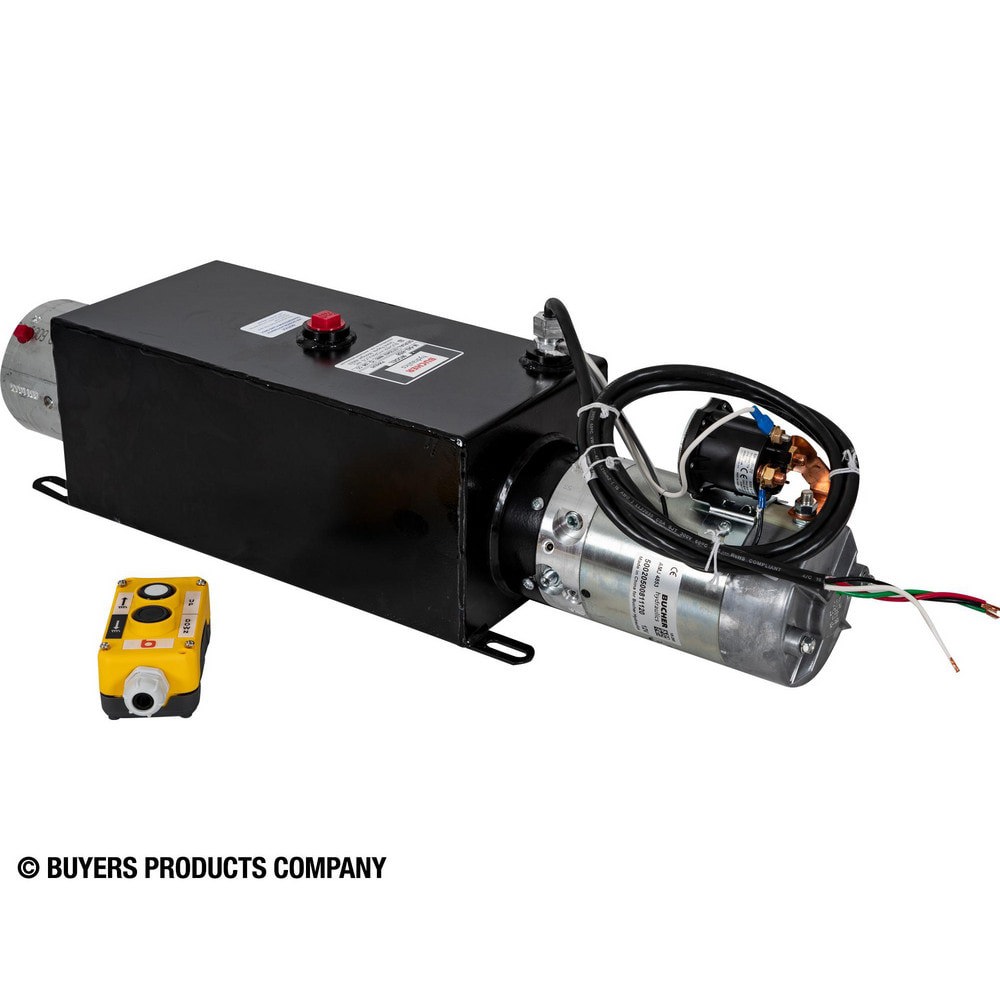 Hydraulic Power Units; Maximum Working Pressure: 2500.000psi ; Maximum Flow Rate: 0.0GPM ; Tank Capacity: 1.5gal ; Voltage: 12.00V ; Phase: None ; Overall Length: 7.25in