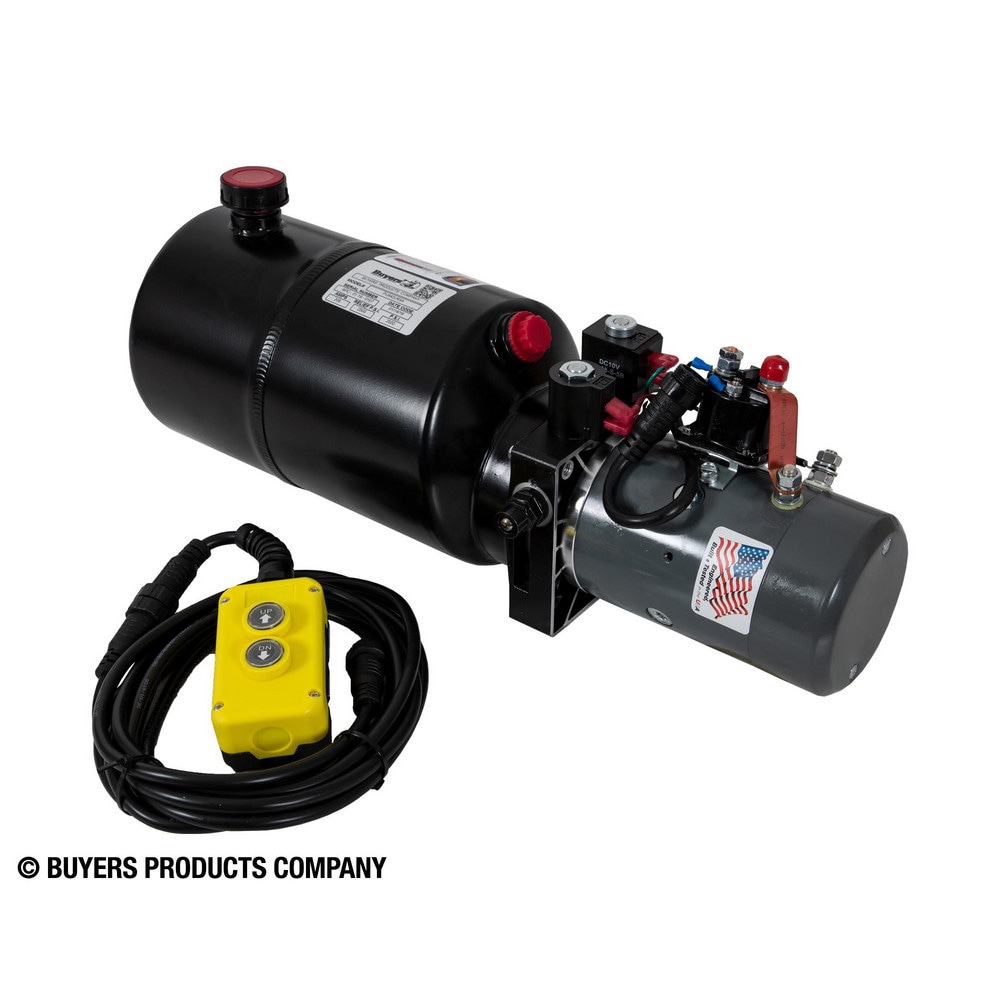 Hydraulic Power Units; Maximum Working Pressure: 2500.000psi ; Maximum Flow Rate: 8.0GPM ; Tank Capacity: 1.5gal ; Voltage: 12.00 ; Phase: None ; Overall Length: 20.70in