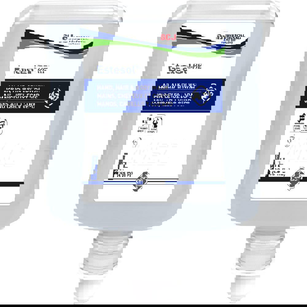 Estesol PURE Hand, Hair & Body Cleaner, 1L Cartridge, 6/case