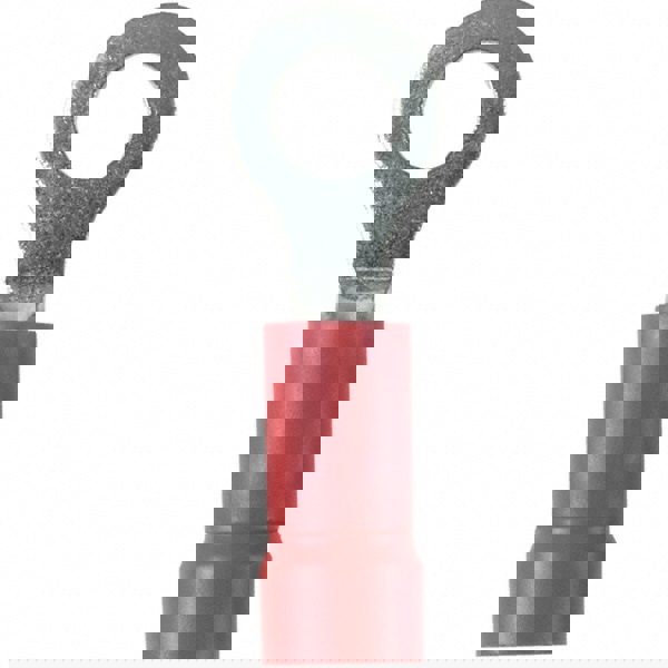 Circular Ring Terminal: Fully Insulated, 22 to 18 AWG, Crimp Connection