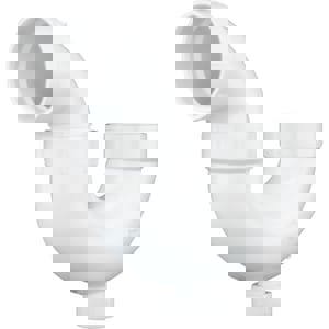 2 PVC DWV P TRAP W/ CO