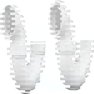 2 PVC DWV P TRAP W/ PLAS NUT