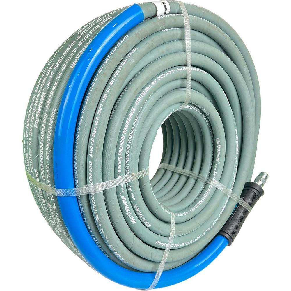 High Temperature & High Pressure Hose; Hose Length: 200ft ; Hose Inside Diameter: 0.375in ; Hose Outside Diameter: 17mm ; Hose Material: Rubber ; Minimum Working Temperature: -20F ; Maximum Working Temperature: 250F