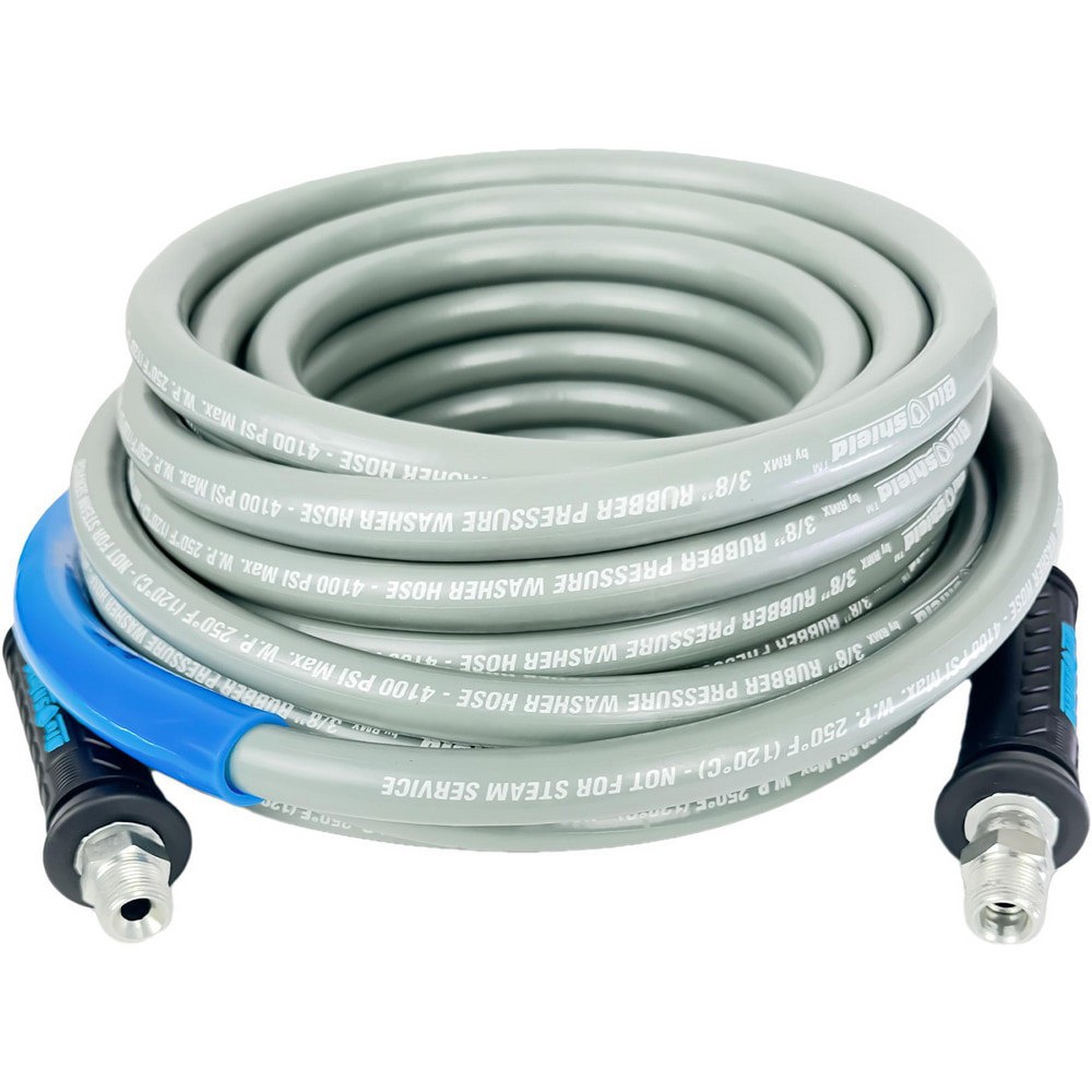 High Temperature & High Pressure Hose; Hose Length: 50ft ; Hose Inside Diameter: 0.375in ; Hose Outside Diameter: 17mm ; Hose Material: Rubber ; Minimum Working Temperature: -20F ; Maximum Working Temperature: 250F
