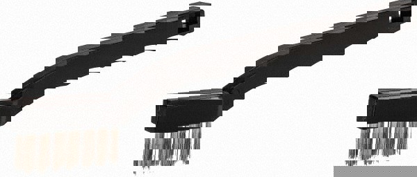 Welder Brush, 3 Rows, 7 Columns, Stainless Steel