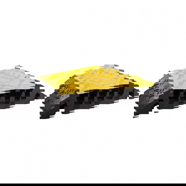 Floor Cable Cover: Polyethylene, 5 Channels, 1-1/2