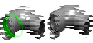 1 90 ST ELL EPDM PXFTG CS PWRP