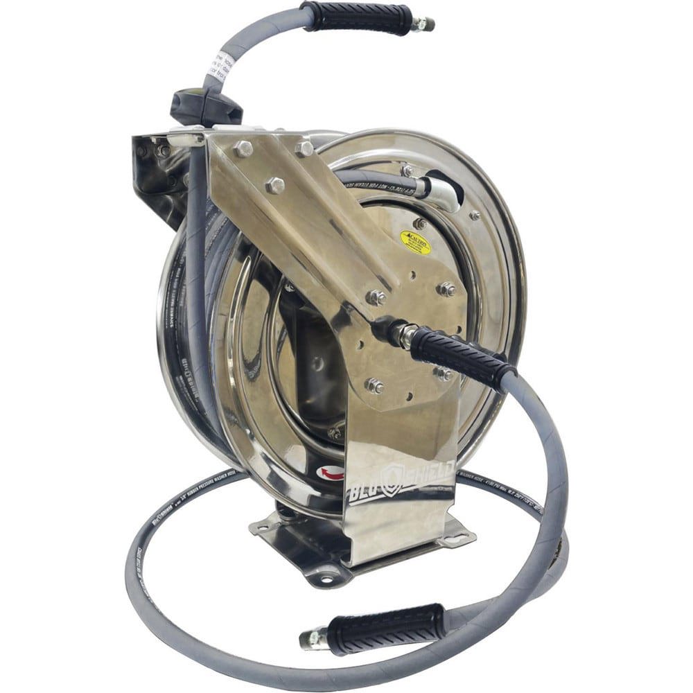 Hose Reels; Drive Type: Auto-Retractable ; Reel Type: Open ; Hose Length (Feet): 50.00 ; Hose Inside Diameter (Inch): 3/8
