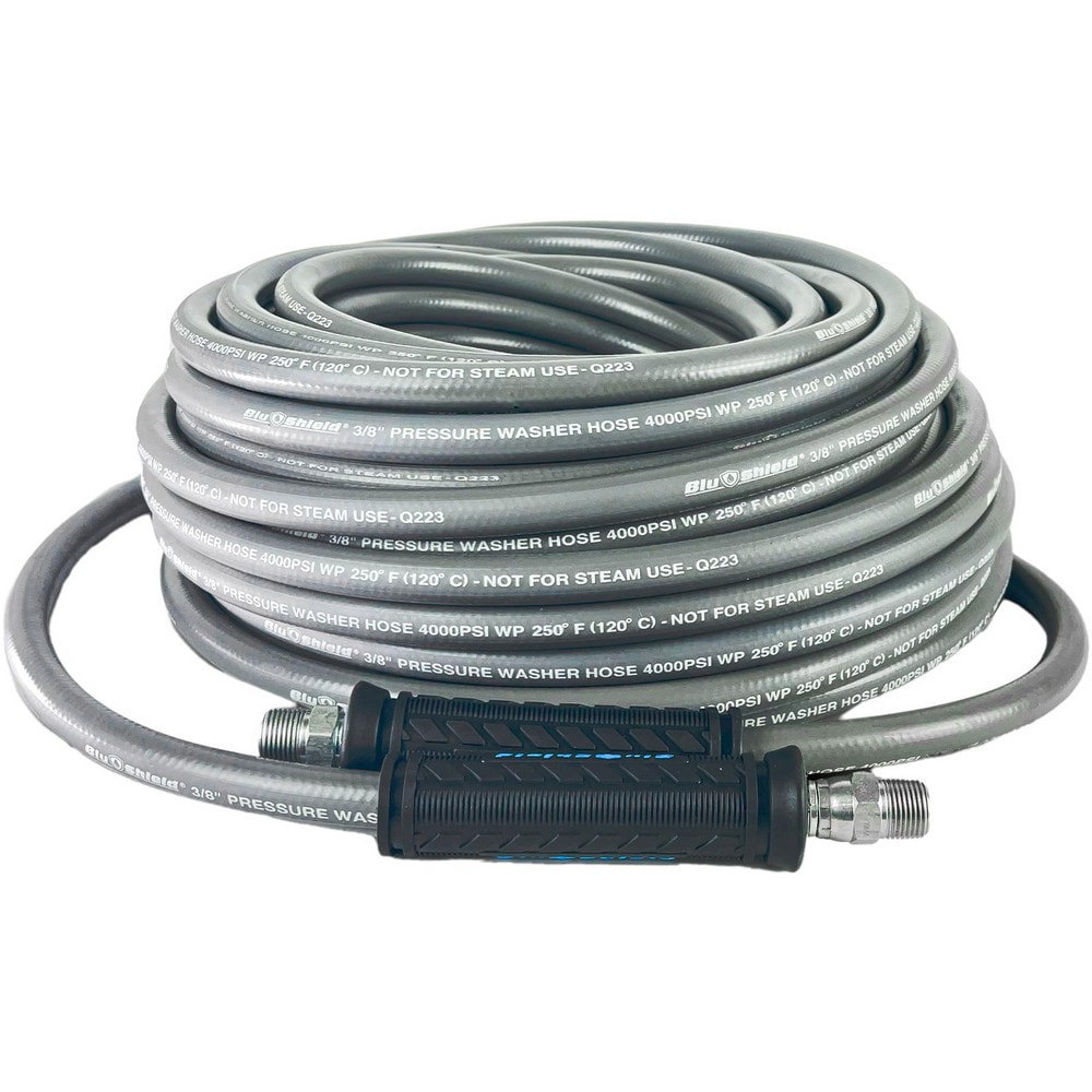 High Temperature & High Pressure Hose; Hose Length: 200ft ; Hose Inside Diameter: 0.375in ; Hose Outside Diameter: 17mm ; Hose Material: Rubber ; Minimum Working Temperature: -20F ; Maximum Working Temperature: 250F