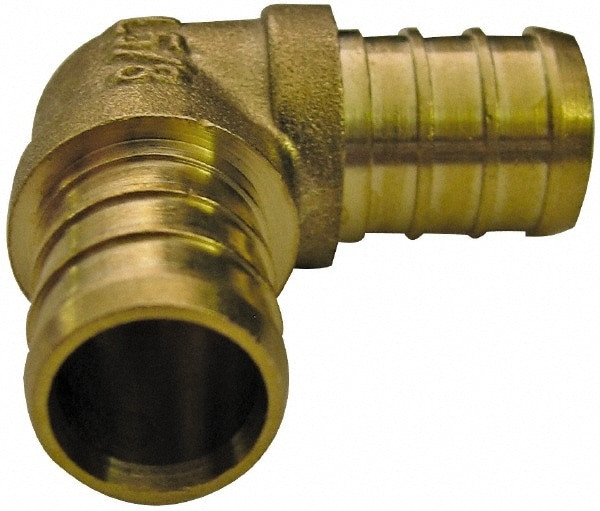 Barbed Tube Insert Elbow: 3/4 x 1/2