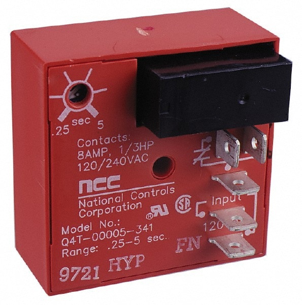 5 Pin, 300 sec, SPDT, Time Delay Relay