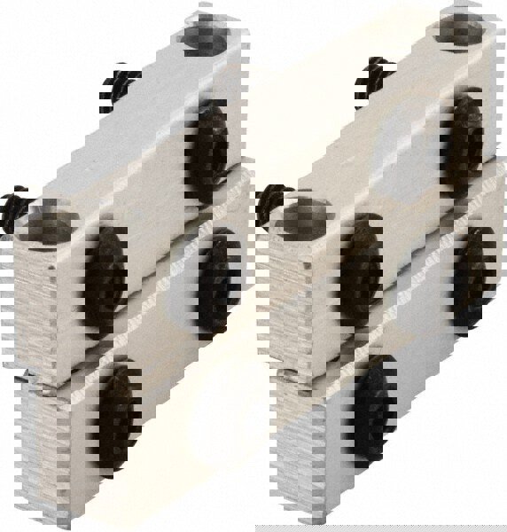 Air Cylinder Foot Mount: Use with 63 mm Bore ISO or VDMA Cylinders