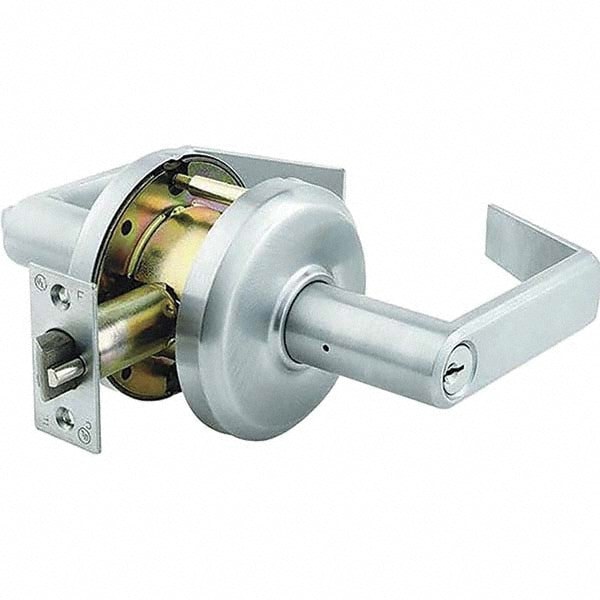 Storeroom Lever Lockset for 2-1/4