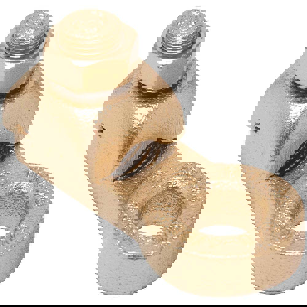 Rectangle Ring Terminal: Non-Insulated, 3/0 to 4/0 (Strand) AWG, Lug Connection