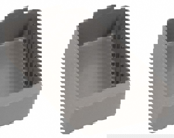 Plastic Drawer Bin: Gray