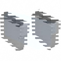 Plastic Drawer Bin: Gray