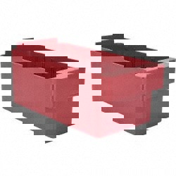 Plastic Drawer Bin: Red
