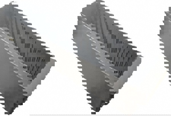 Plastic Drawer Bin: Gray