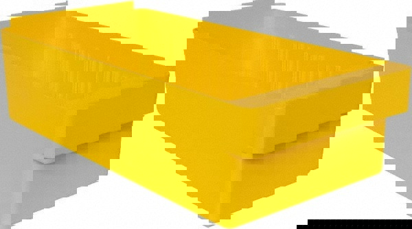 Plastic Drawer Bin: Yellow