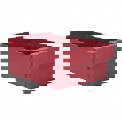 Plastic Drawer Bin: Red