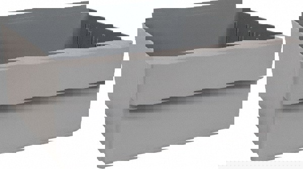 Plastic Drawer Bin: Gray
