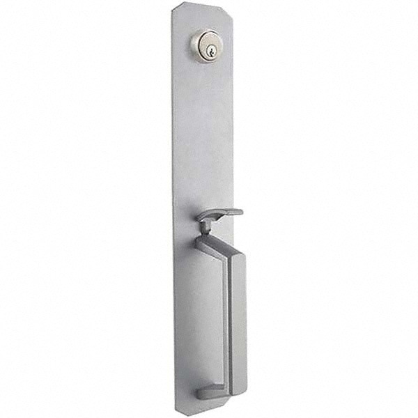 Satin Chrome Finish, Steel Thumb Piece/Pull Trim