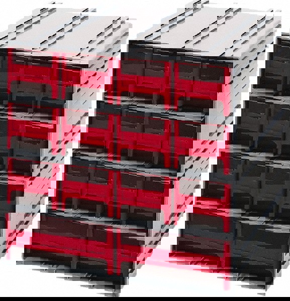 14 Drawer, 14 Compartment, Small Parts Drawer Cabinet System