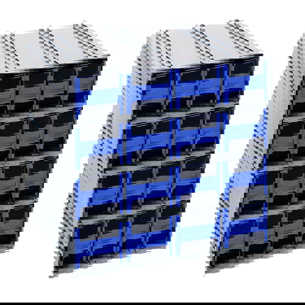 Interlocking Storage with Drawers Storage Cabinet: 11-3/4