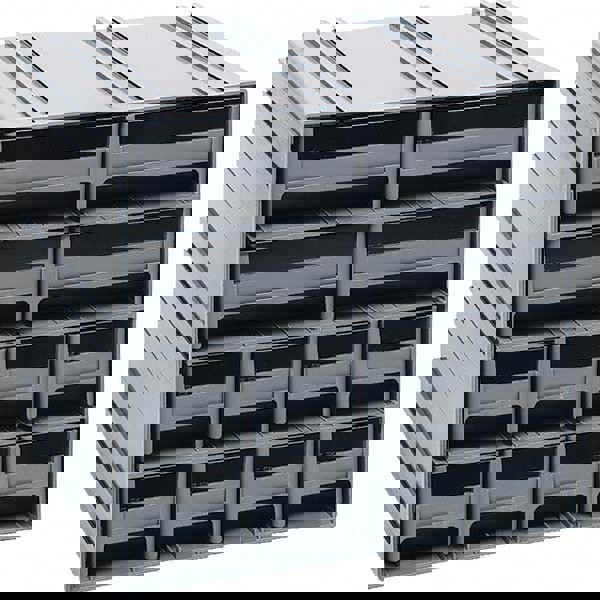 12 Bin Interlocking Storage Cabinets