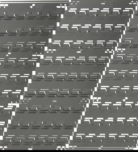 Bin Louvered Panel: Use with Quantum Storage Systems - ALL QUS Bins, Gray