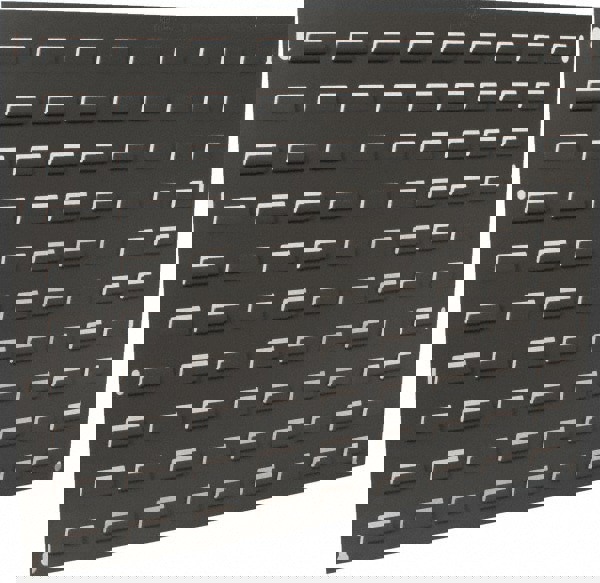 Bin Louvered Panel: Use with Quantum Storage Systems - ALL QUS Bins, Gray