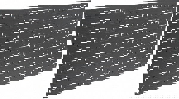 Bin Louvered Panel: Use with Quantum Storage Systems - ALL QUS Bins, Gray