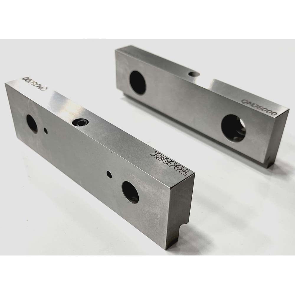Vise Jaw Sets; Jaw Width (mm): 101.6; Jaw Width (Inch): 4; Set Type: Component Kit; Material: Steel; Vise Compatibility: 4