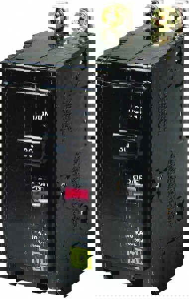 30 Amp, 240 VAC, 2 Pole, Bolt On Miniature Circuit Breaker