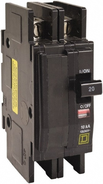 30 Amp, 120/240 VAC, 2 Pole, DIN Rail Mounted, Flush Mount, Surface Mount Miniature Circuit Breaker