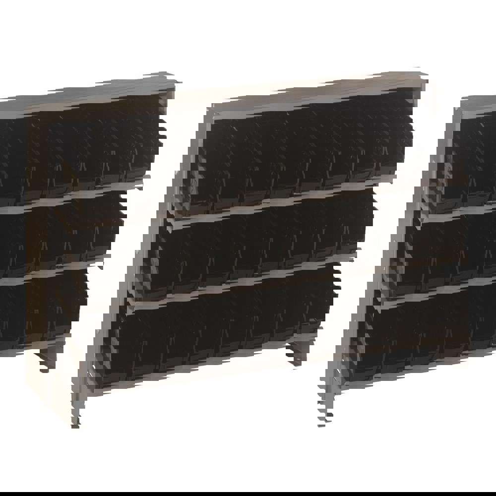 Bench Pick Rack: Bench Stand with Bins, 240 lb Capacity, 12