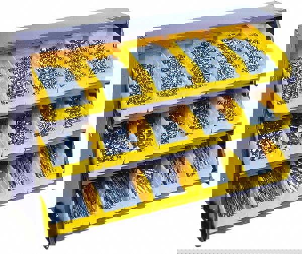 Bench Pick Rack: Bench Stand with Bins, 240 lb Capacity, 12