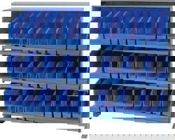 24 Bin Store-More Sloped Shelving System