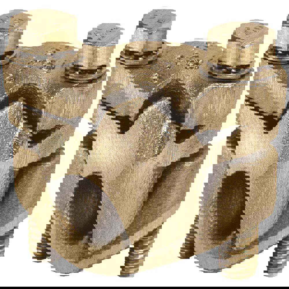 Grounding Clamps; Clamp Type: Parallel Clamp ; Compatible Wire Size (AWG): 1-4/0 ; Overall Length (Decimal Inch): 1.81 ; Material: Copper Alloy ; Standards Met: EU RoHS Indicator; RoHS EX Compliant; UL 467; UL Listed Direct Burial