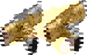 LF 3/4X1/2X1/2 BARB BRS TEE