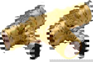 LF 1X3/4X3/4 BARB BRS TEE