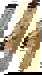 LF 1X1X3/4 BARB BRS TEE