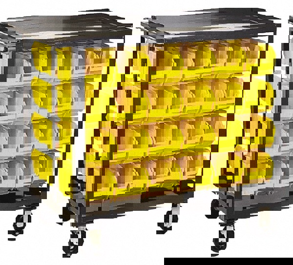 Mobile Pick Rack: 800 lb Capacity, 36