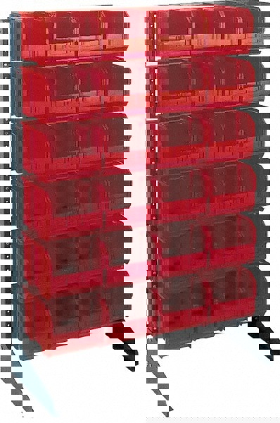 Pick Rack: Single-Sided Rack & 12 Rails, 250 lb Capacity, 15