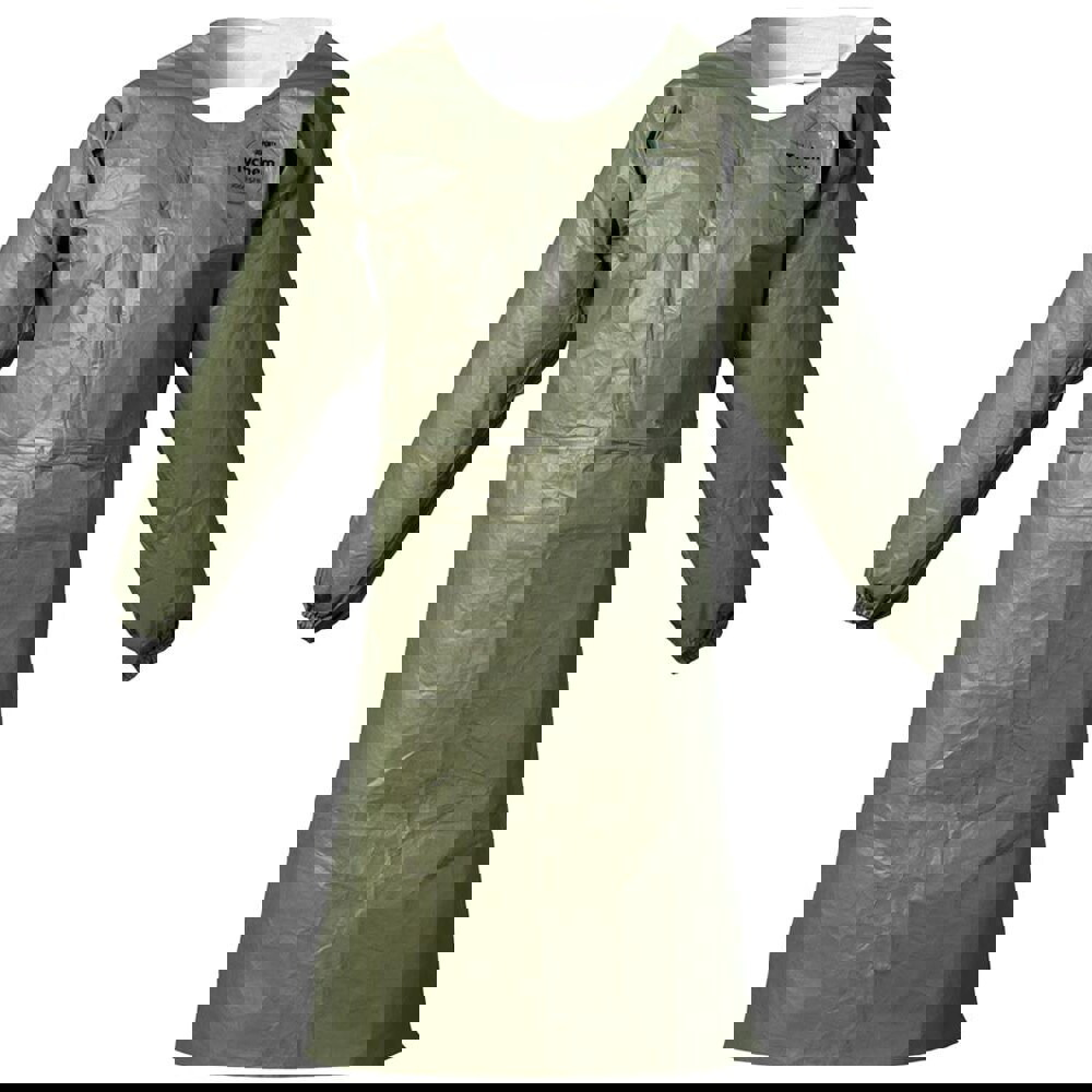 Disposable & Chemical Resistant Aprons; Garment Style: Bib Apron ; Garment Type: Disposable; Dual Hazard; Chemical-Resistant ; Garment Length (Inch): 44 ; Garment Width (Inch): 27-1/2 ; Material: Tychem 2000 SFR