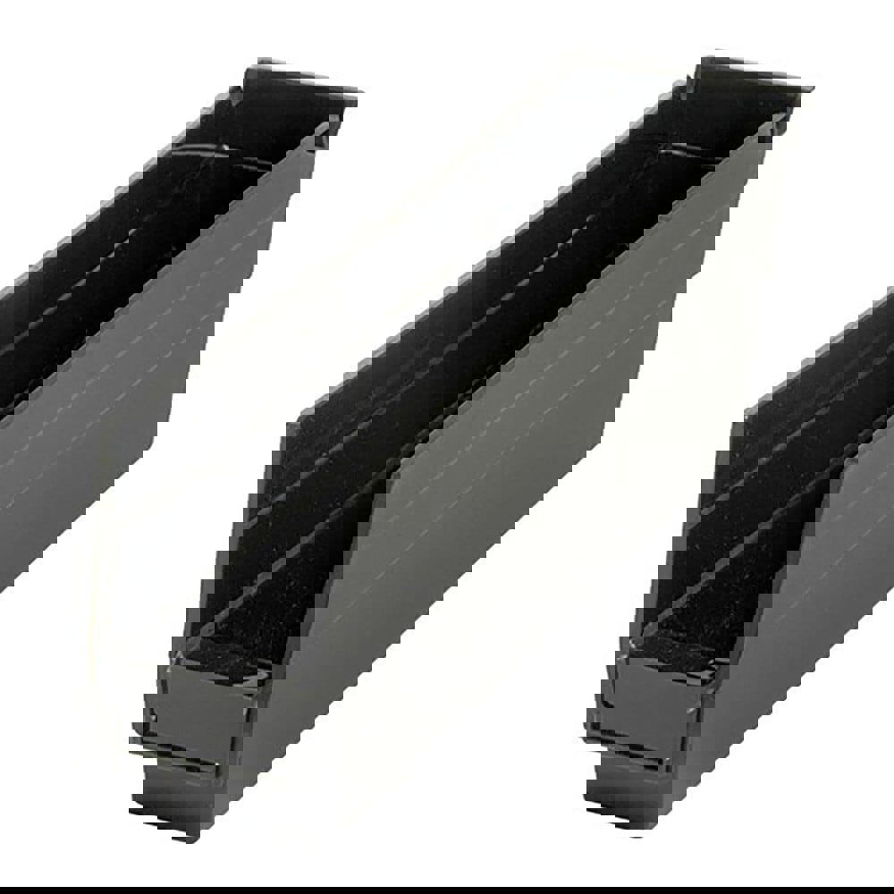 Plastic Hopper Shelf Bin: Black