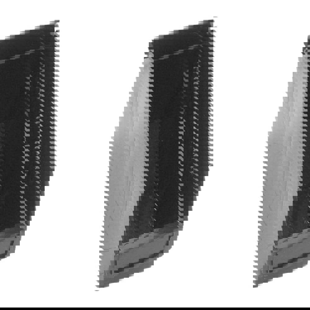 Plastic Hopper Shelf Bin: Black