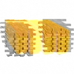 Plastic Hopper Shelf Bin: Yellow