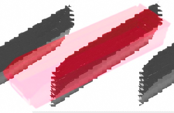 Plastic Hopper Shelf Bin: Red