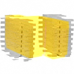 Plastic Hopper Shelf Bin: Yellow